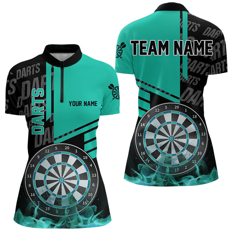 Black And Turquoise Darts Custom Darts League Team Darts and