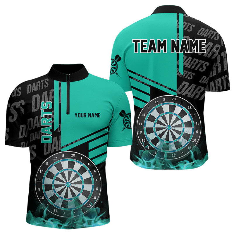 Black And Turquoise Darts Custom Darts League Team Darts and
