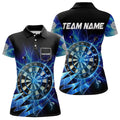 Personalized Blue 3D Dartboard Thunder Storm Lighting Dart Custom Team Dart