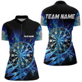 Personalized Blue 3D Dartboard Thunder Storm Lighting Dart Custom Team Dart