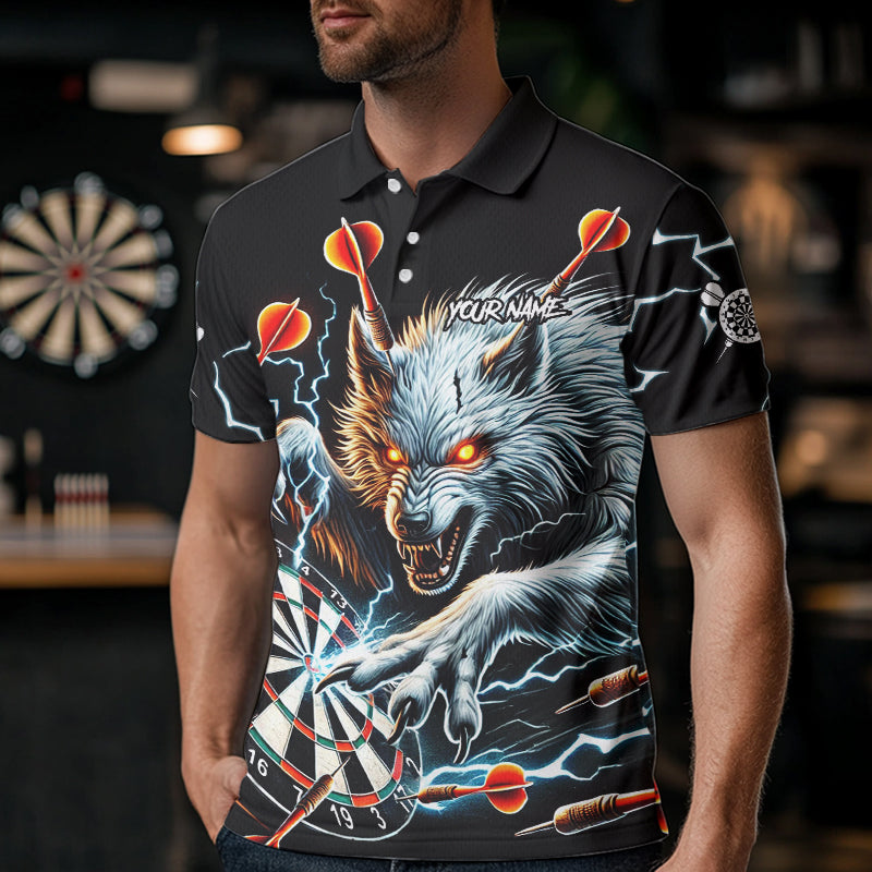 Personalized Wolf Thunder Lightning Darts, Custom Dart Darts