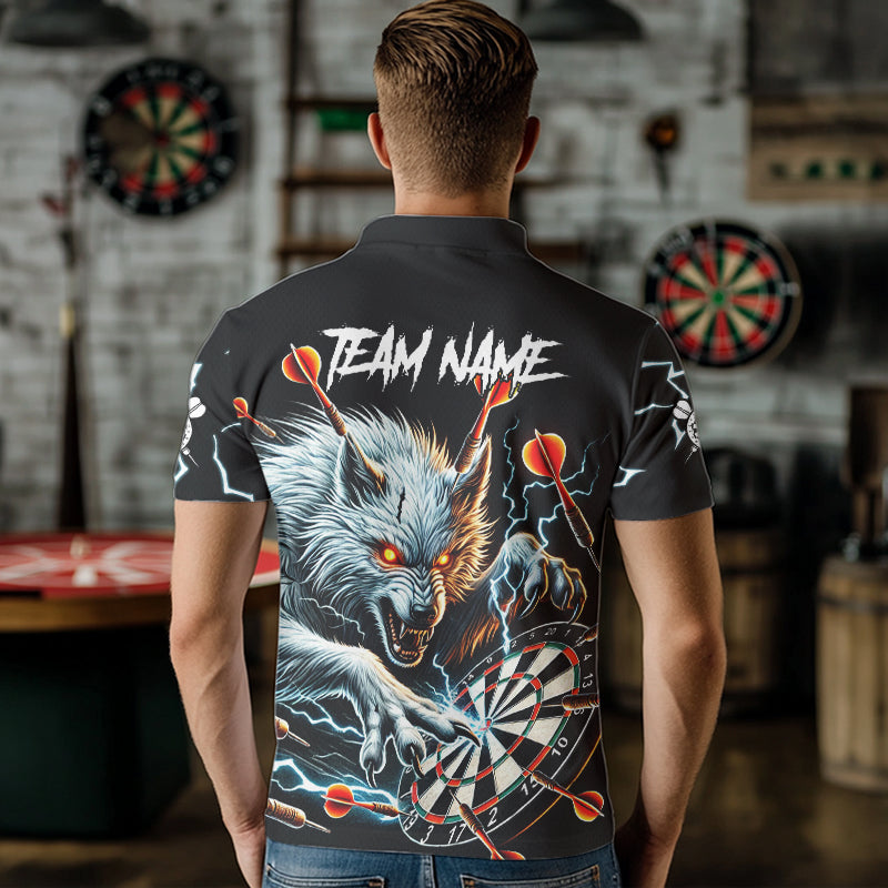 Personalized Wolf Thunder Lightning Darts, Custom Dart Darts