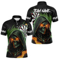 Personalized Green Death Skeleton Fire Dart Custom Skull Dart and