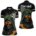 Personalized Green Death Skeleton Fire Dart Custom Skull Dart and