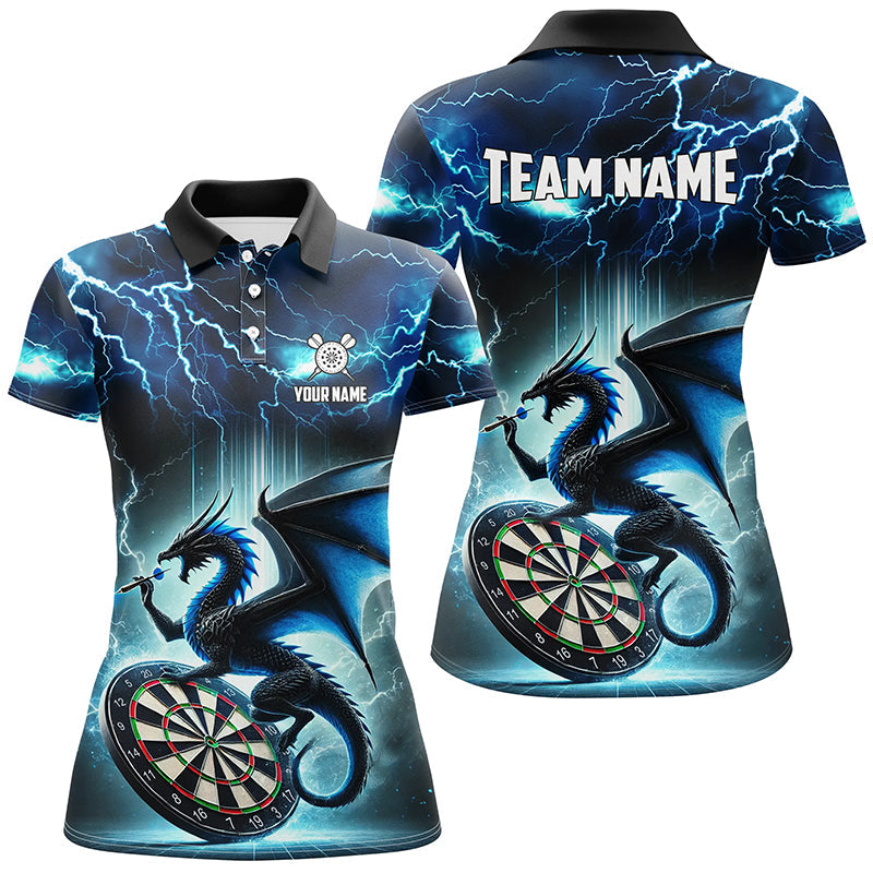 Lightning Thunder Dragon Custom Blue Darts and, Darts Team League