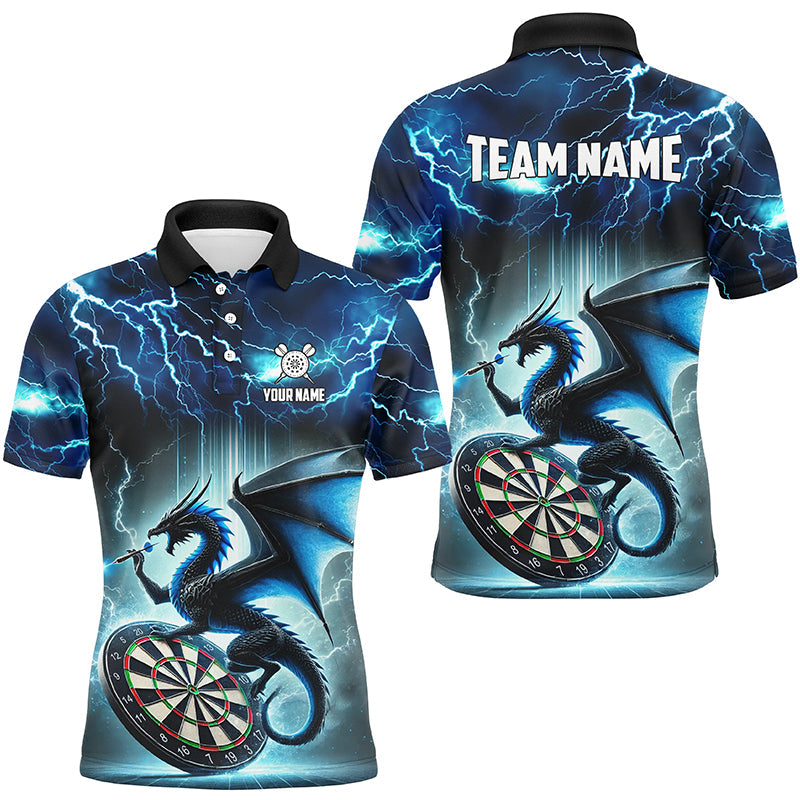 Lightning Thunder Dragon Custom Blue Darts and, Darts Team League