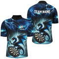 Lightning Thunder Dragon Custom Blue Darts and, Darts Team League