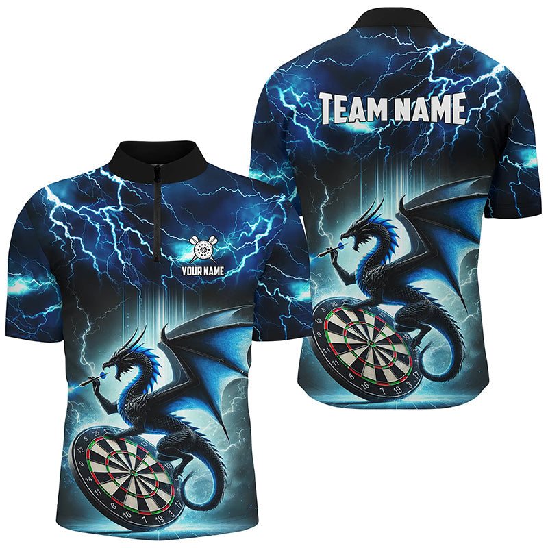 Lightning Thunder Dragon Custom Blue Darts and, Darts Team League