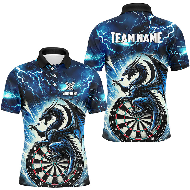 Lightning Thunder Dragon Custom Blue Darts and, Darts Team League