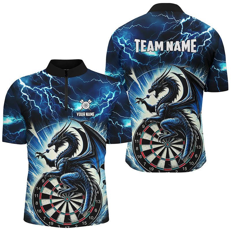 Lightning Thunder Dragon Custom Blue Darts and, Darts Team League