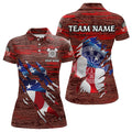 Personalized Red Grunge American Flag Darts Custom Patriotic Darts Team
