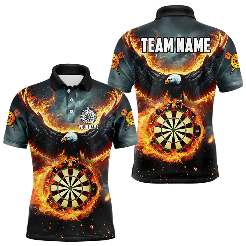 Personalized Fire Flame Dartboard Eagle 3D Dart Darts League Team Dart