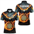 Personalized Fire Flame Dartboard Eagle 3D Dart Darts League Team Dart