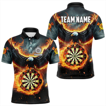 Personalized Fire Flame Dartboard Eagle 3D Dart Darts League Team Dart