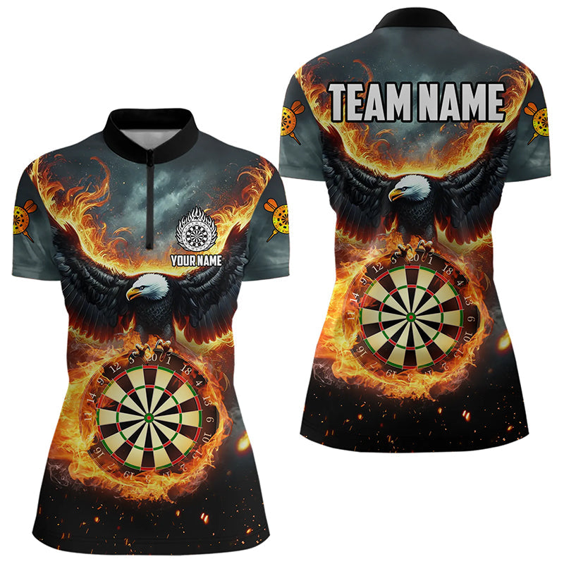 Personalized Fire Flame Dartboard Eagle 3D Dart Darts League Team Dart
