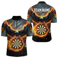 Personalized Fire Flame Dartboard Eagle 3D Dart Darts League Team Dart