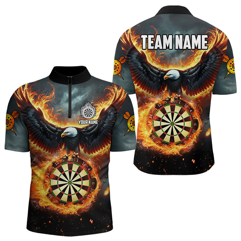 Personalized Fire Flame Dartboard Eagle 3D Dart Darts League Team Dart