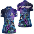 Death Skeleton Blue Purple Galaxy Dart Custom Darts