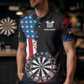 Personalized Grunge Dartboard American Flag Darts, Patriotic Us Flag Dart