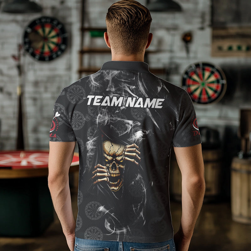 Personalized Skull Dartboard Smoke Pattern Black Dart Dart and