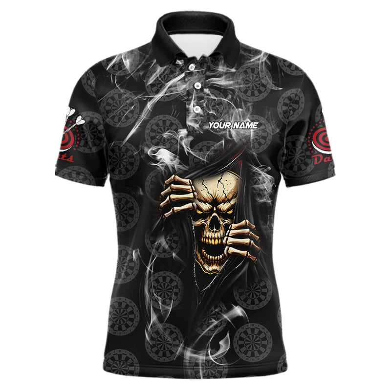 Personalized Skull Dartboard Smoke Pattern Black Dart Dart and