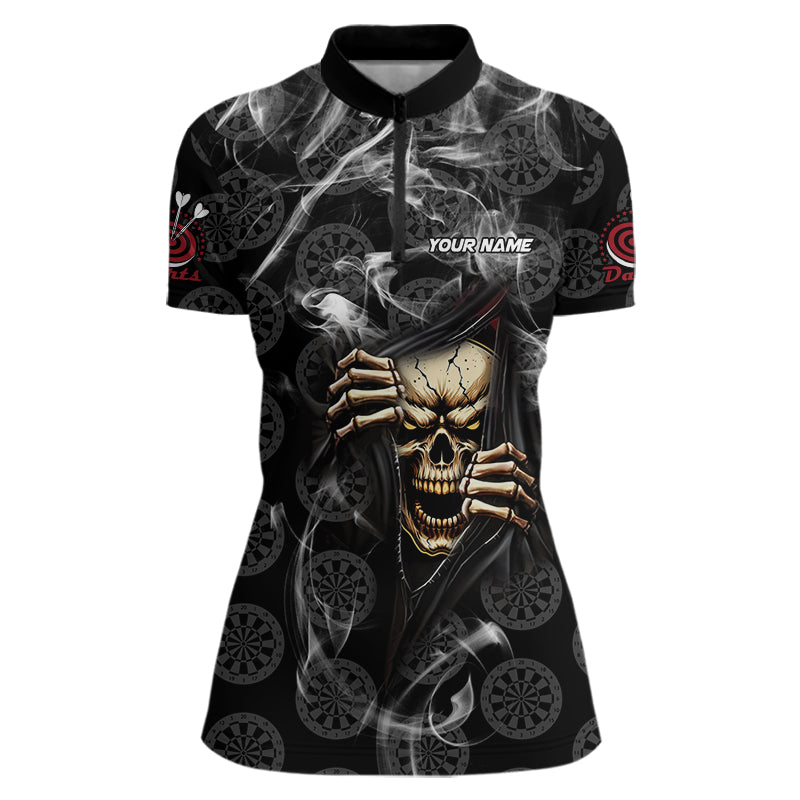 Personalized Skull Dartboard Smoke Pattern Black Dart Dart and