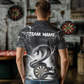White And Black 3D Thunder Lightning Custom Cobra Snake Men Dart Best Dart Team