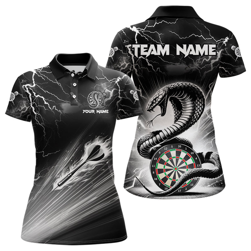 White And Black 3D Thunder Lightning Custom Cobra Snake Men Dart Best Dart Team