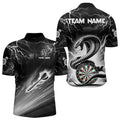 White And Black 3D Thunder Lightning Custom Cobra Snake Men Dart Best Dart Team
