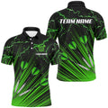 Green Dart Arrow Lightning Custom Darts, Quarter-Zip, Darts Uniform