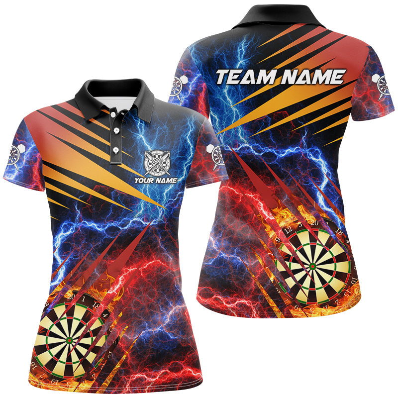Blue And Red Thunder Lighting Custom Dart, Fire Flame Darts Board Team Dart