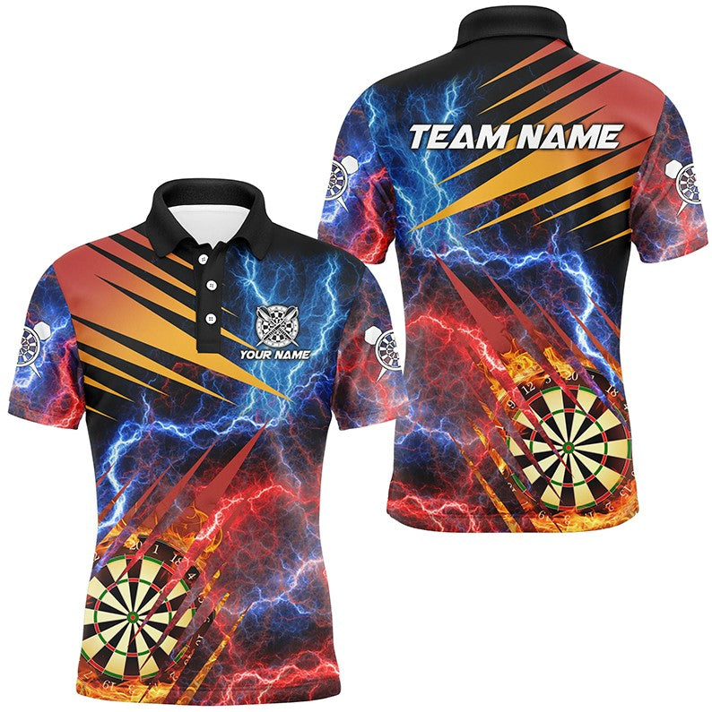 Blue And Red Thunder Lighting Custom Dart, Fire Flame Darts Board Team Dart