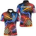 Blue And Red Thunder Lighting Custom Dart, Fire Flame Darts Board Team Dart