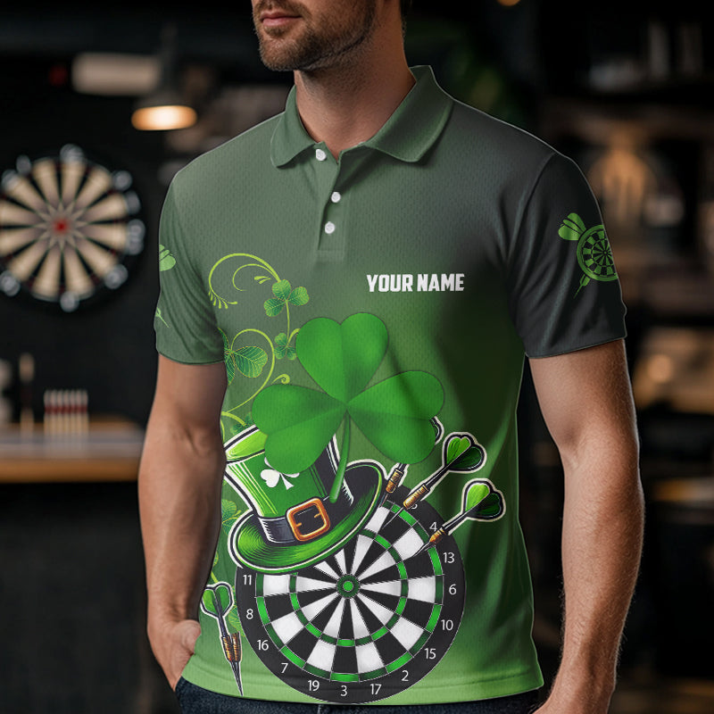 Green Luckiest Shamrock 3D Dartboard Men Dart Custom St Patrick Day Dart Team