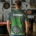 Green Luckiest Shamrock 3D Dartboard Men Dart Custom St Patrick Day Dart Team