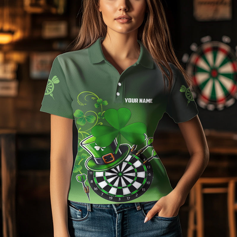 Green Luckiest Shamrock 3D Dartboard Men Dart Custom St Patrick Day Dart Team