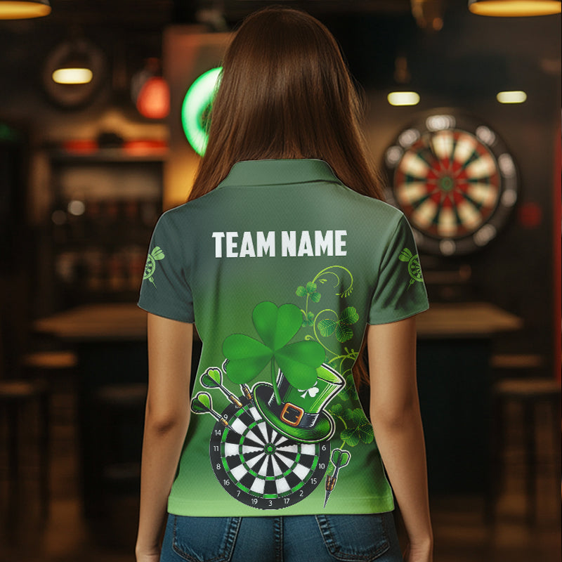 Green Luckiest Shamrock 3D Dartboard Men Dart Custom St Patrick Day Dart Team
