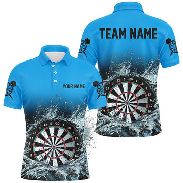 Personalized Blue Darts Board In Water 3D Printed Men Darts Custom Darts Attire