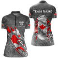 Personalized Grey Grunge Canadian Flag Darts Custom Patriotic Darts Team