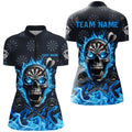 Blue Darts Skull Fire Flame Custom Men Darts, 3D Printed Darts For Team
