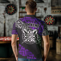Custom Darts Personalized Zig-Zag Pattern Dart, Cool Dart |Blue