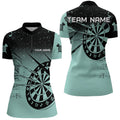 Personalized Grunge Turquoise Darts and Custom Dart Darts Team