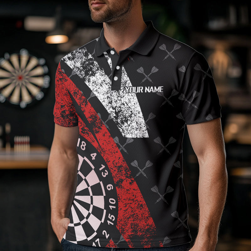 Black And Red Grunge Darts and Custom Darts, Best Darts Team