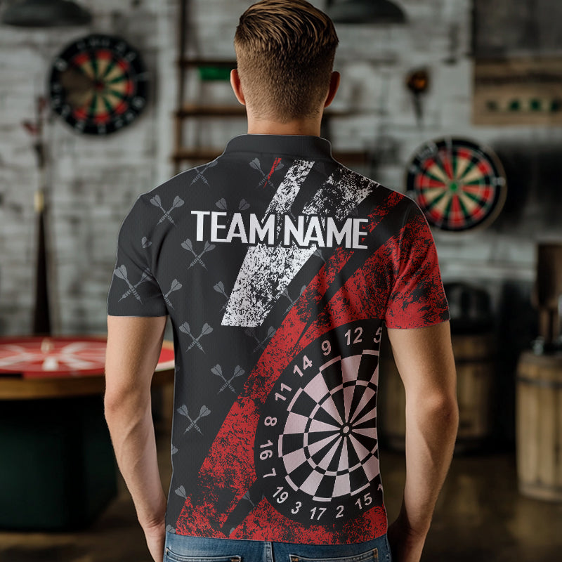 Black And Red Grunge Darts and Custom Darts, Best Darts Team