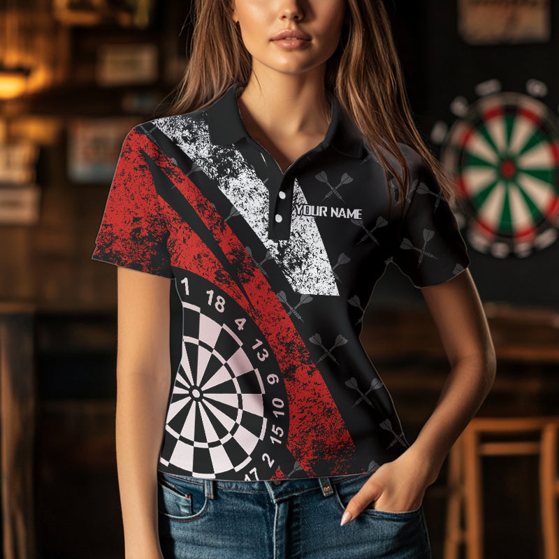 Black And Red Grunge Darts and Custom Darts, Best Darts Team