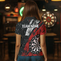 Black And Red Grunge Darts and Custom Darts, Best Darts Team