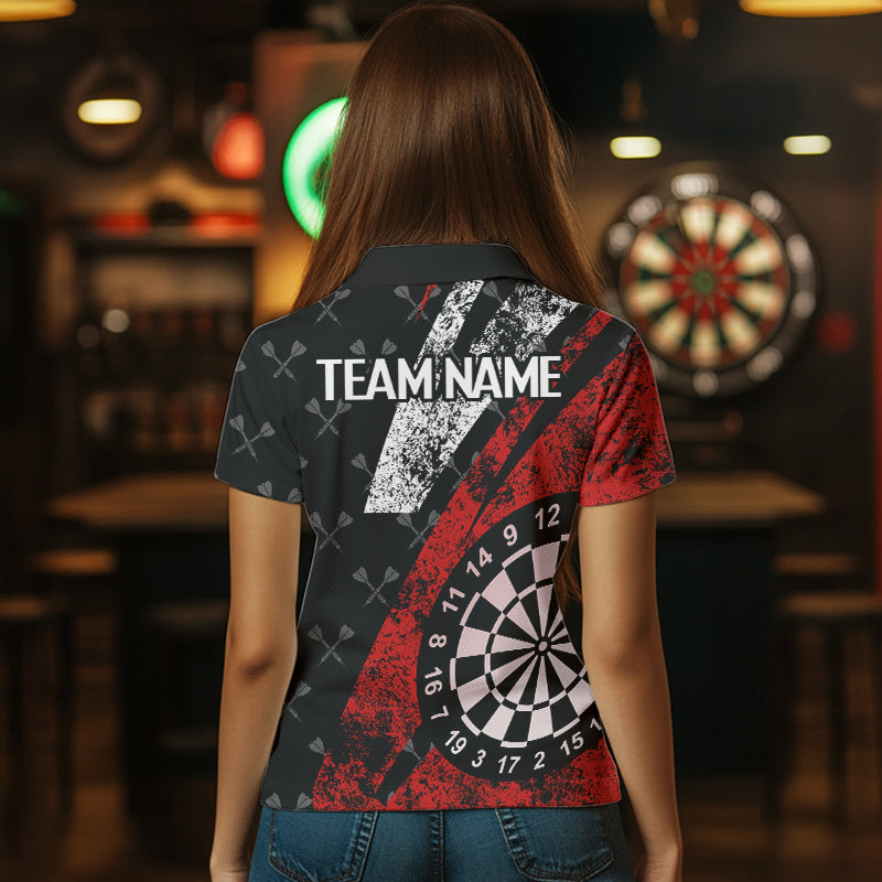 Black And Red Grunge Darts and Custom Darts, Best Darts Team