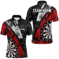 Black And Red Grunge Darts and Custom Darts, Best Darts Team