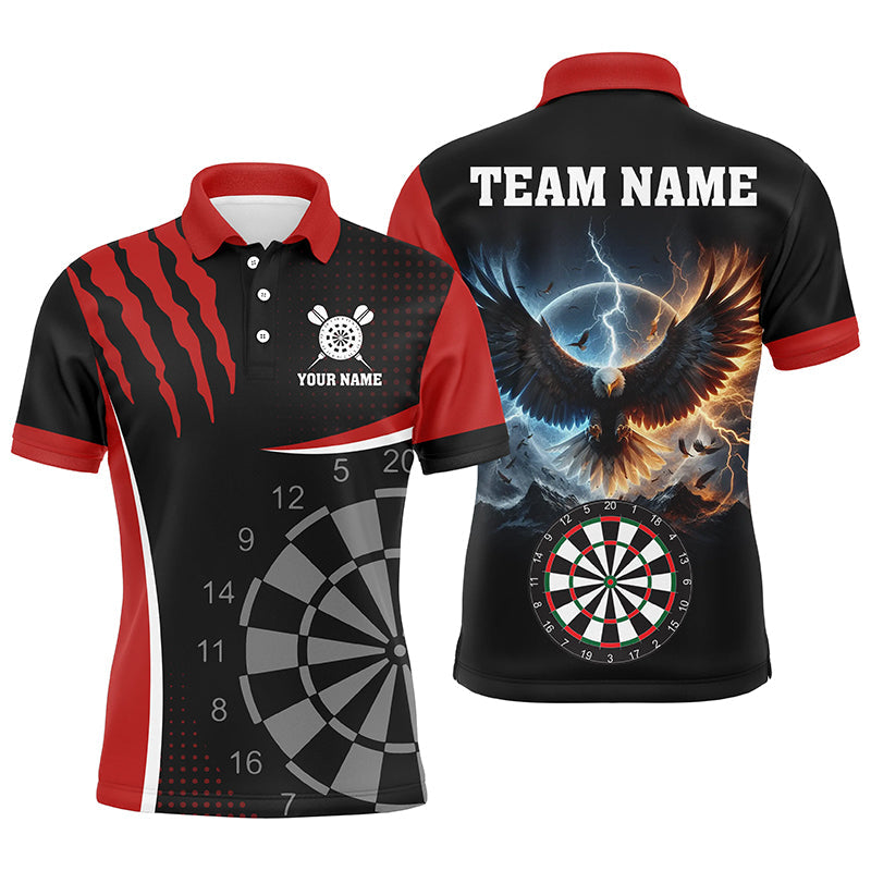 Personalized 3D Eagle Darts Board Thunder Lightning Men Dart Custom Dart |Red