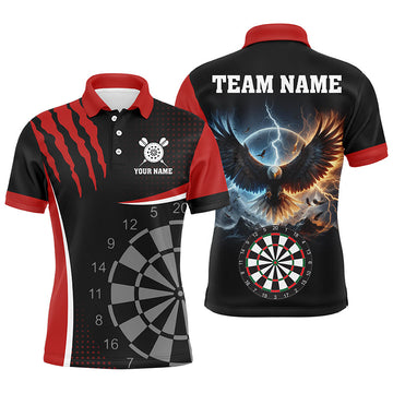 Personalized 3D Eagle Darts Board Thunder Lightning Men Dart Custom Dart |Red
